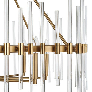 Crystal Stick 8 Lt Chandelier
