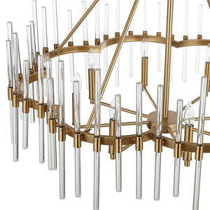 Crystal Stick 8 Lt Chandelier