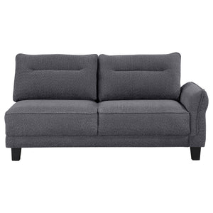 Clint 2-PC Gray Sectional