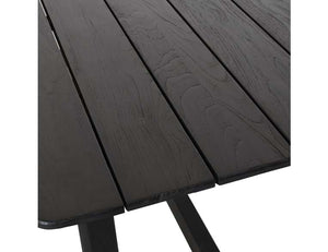 AGNES 94" OUTDOOR DINING TABLE BLACK