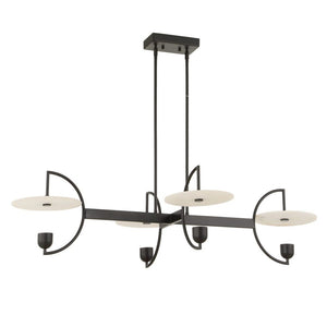 Kyoto 4 Lt Linear LED Chandelier