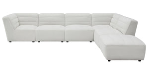 Tavia 6-PC Natural Modular Sectional