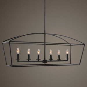 Clayton 6 Lt Linear Chandelier