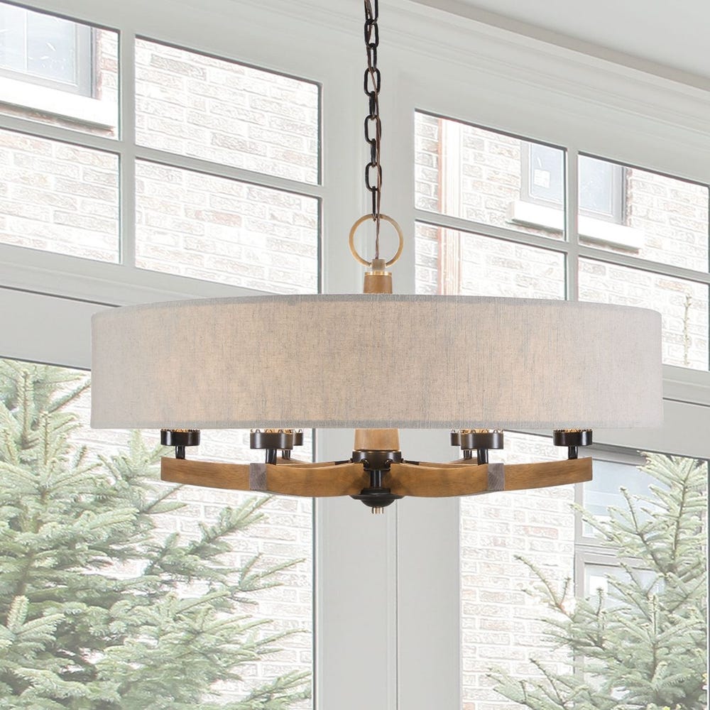 Woodall 6 Lt Chandelier