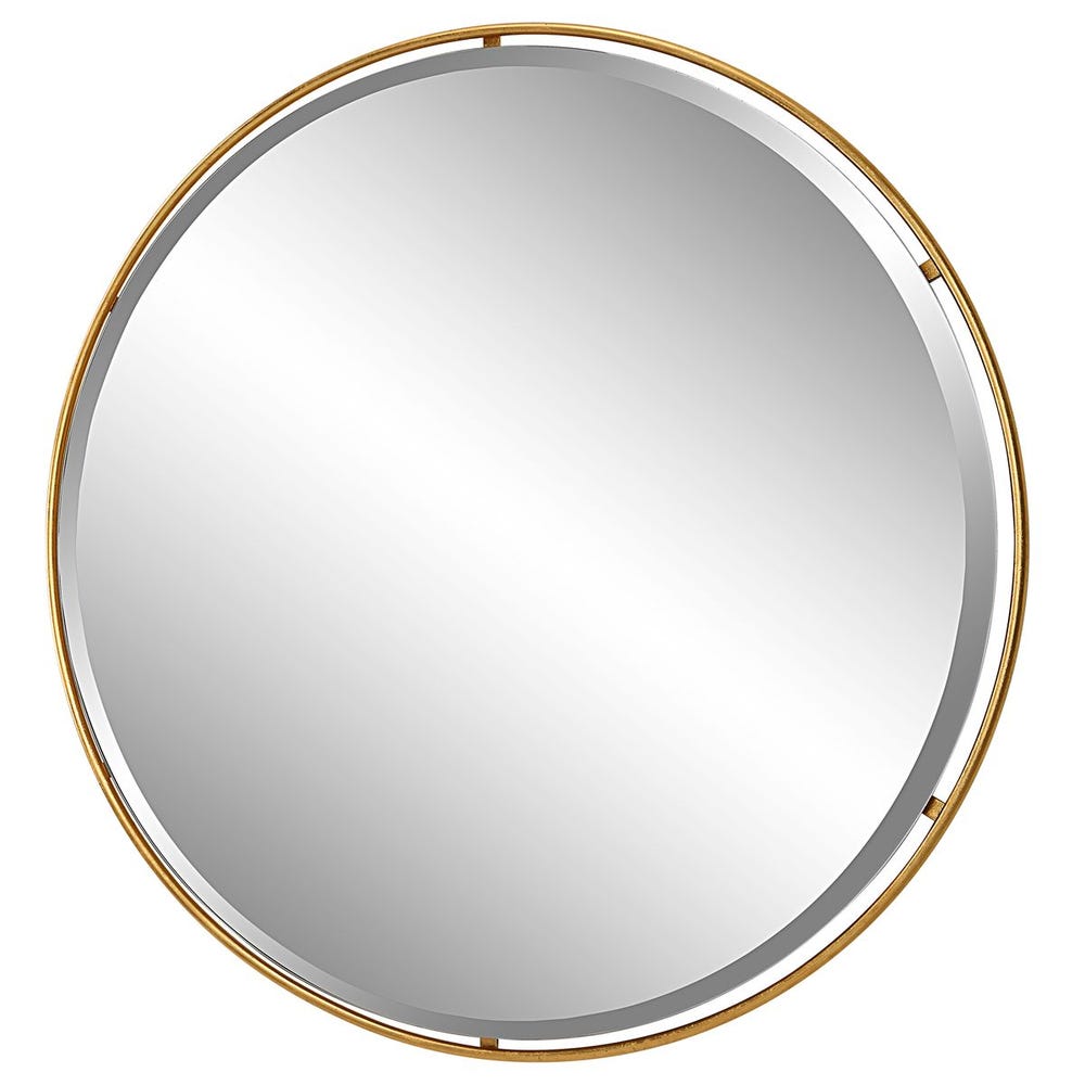 Canillo Round Mirror Gold