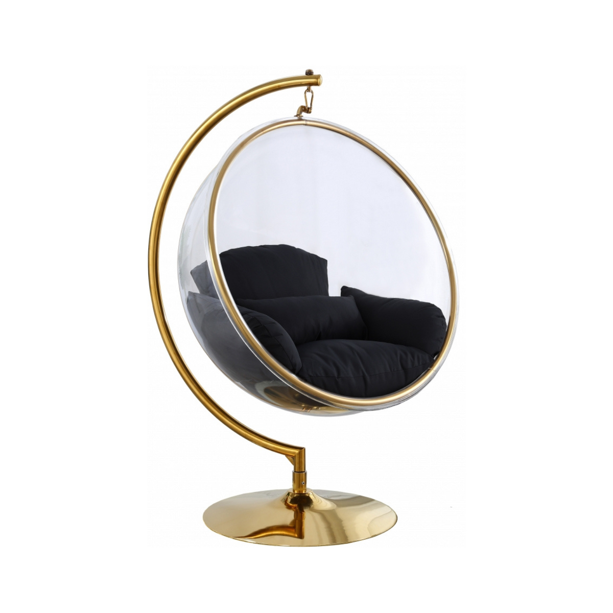 Tobie Acrylic Swing Accent Chair