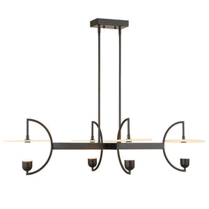 Kyoto 4 Lt Linear LED Chandelier