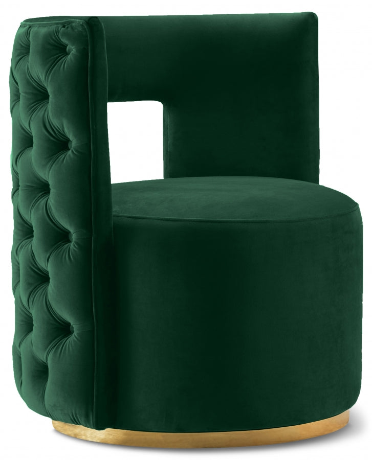 Rich Velvet Accent Chair