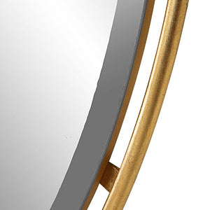 Canillo Round Mirror Gold