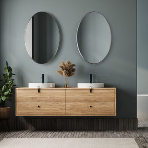 Pursley Oval Mirror Nickel