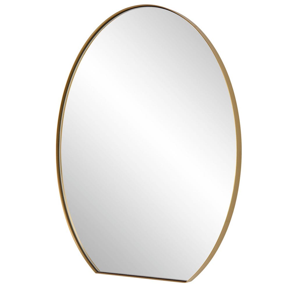 Cabell Oval Mirror Brass