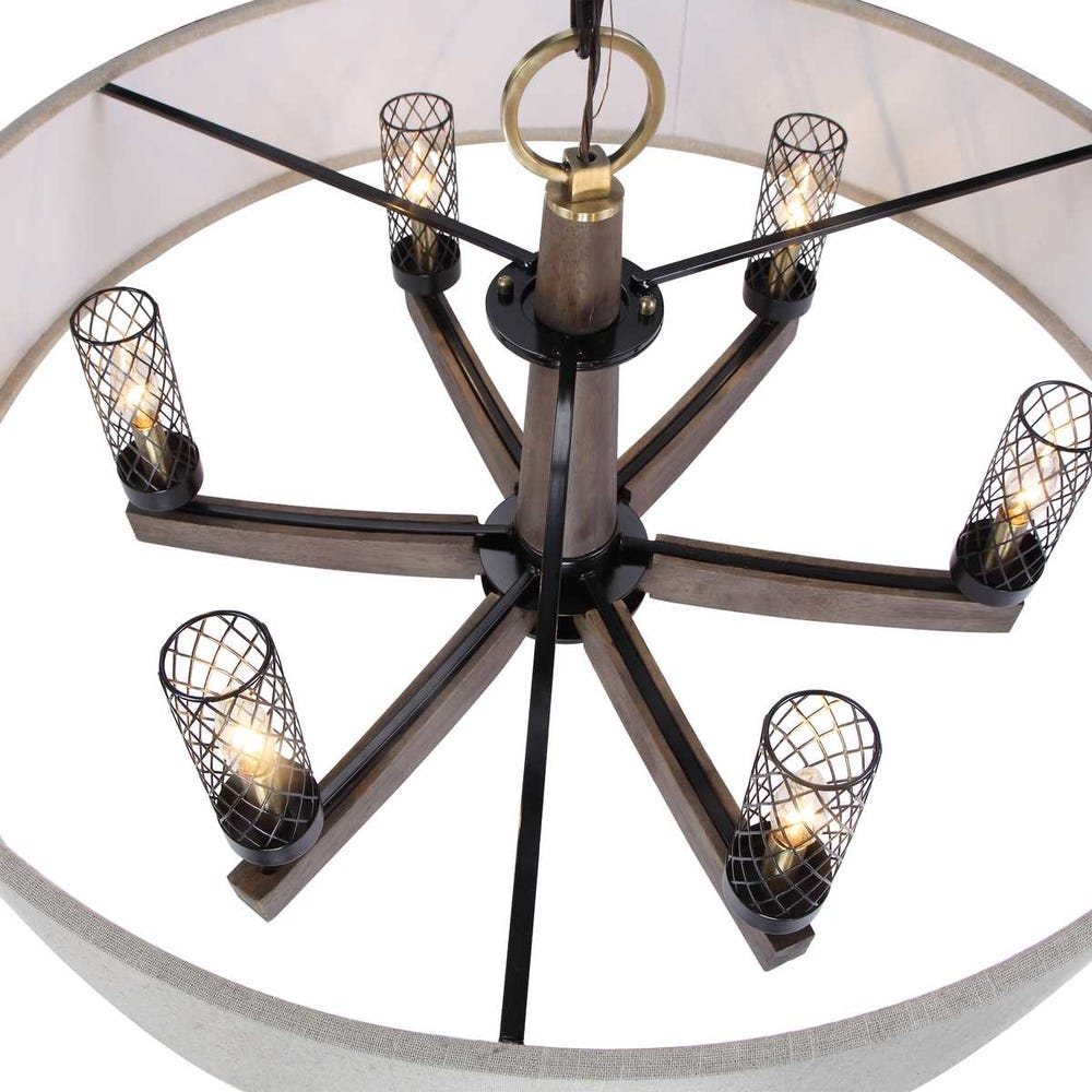 Woodall 6 Lt Chandelier