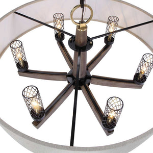 Woodall 6 Lt Chandelier