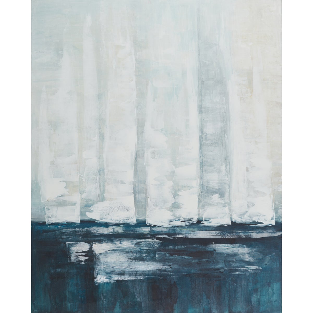 40x50 Deep Horizon Framed Wall Art (Frames: Silver or Gold)