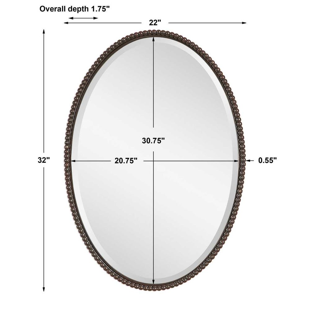 Sherise Oval Mirror