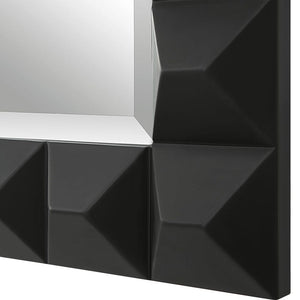 Studded Mirror Black
