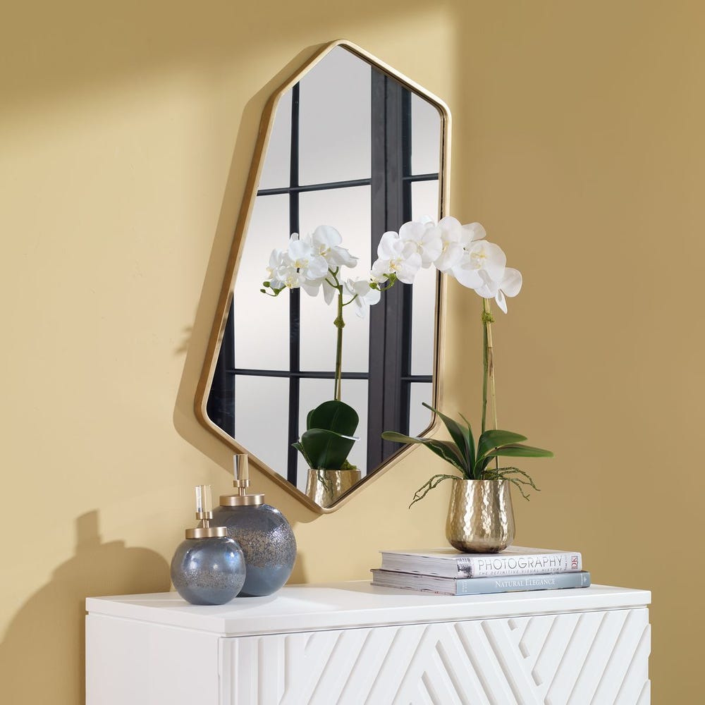 Linneah Large Mirror Gold