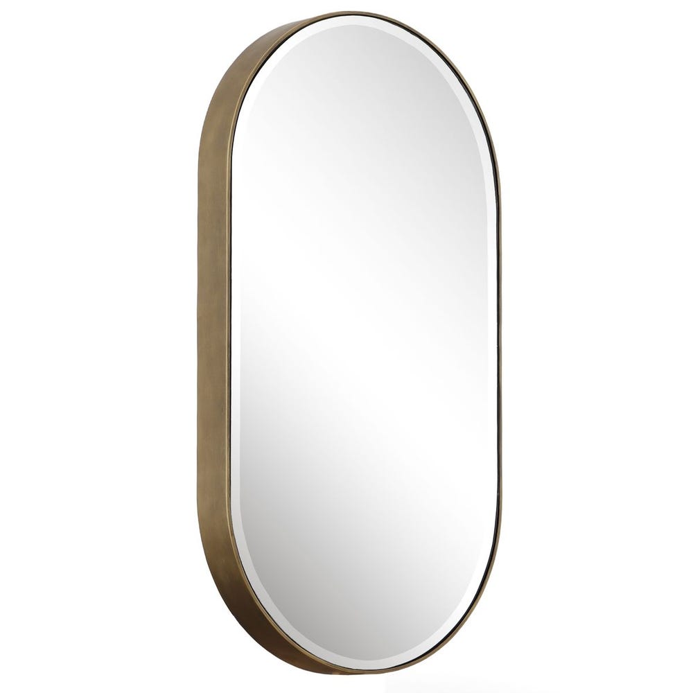 Lago Oval Mirror Gold