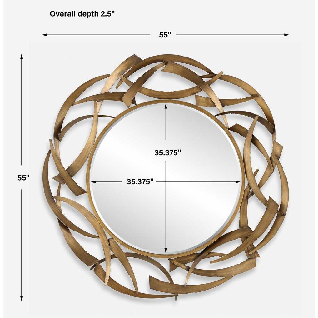 Cutting Edge Round Mirror