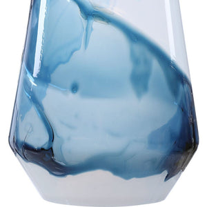 Windswept Blue & White 1 Lt Mini Pendant