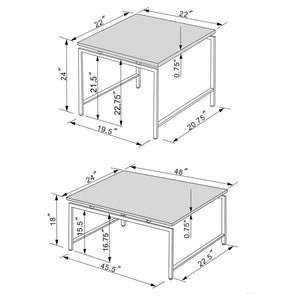 Somerset 3-pc Coffee Table Set