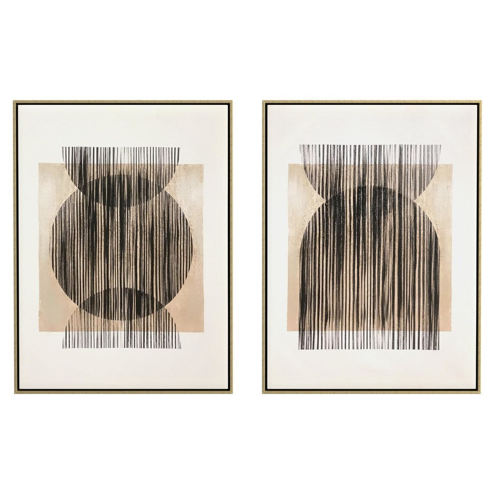 32x48 Together Framed Wall Art S/2