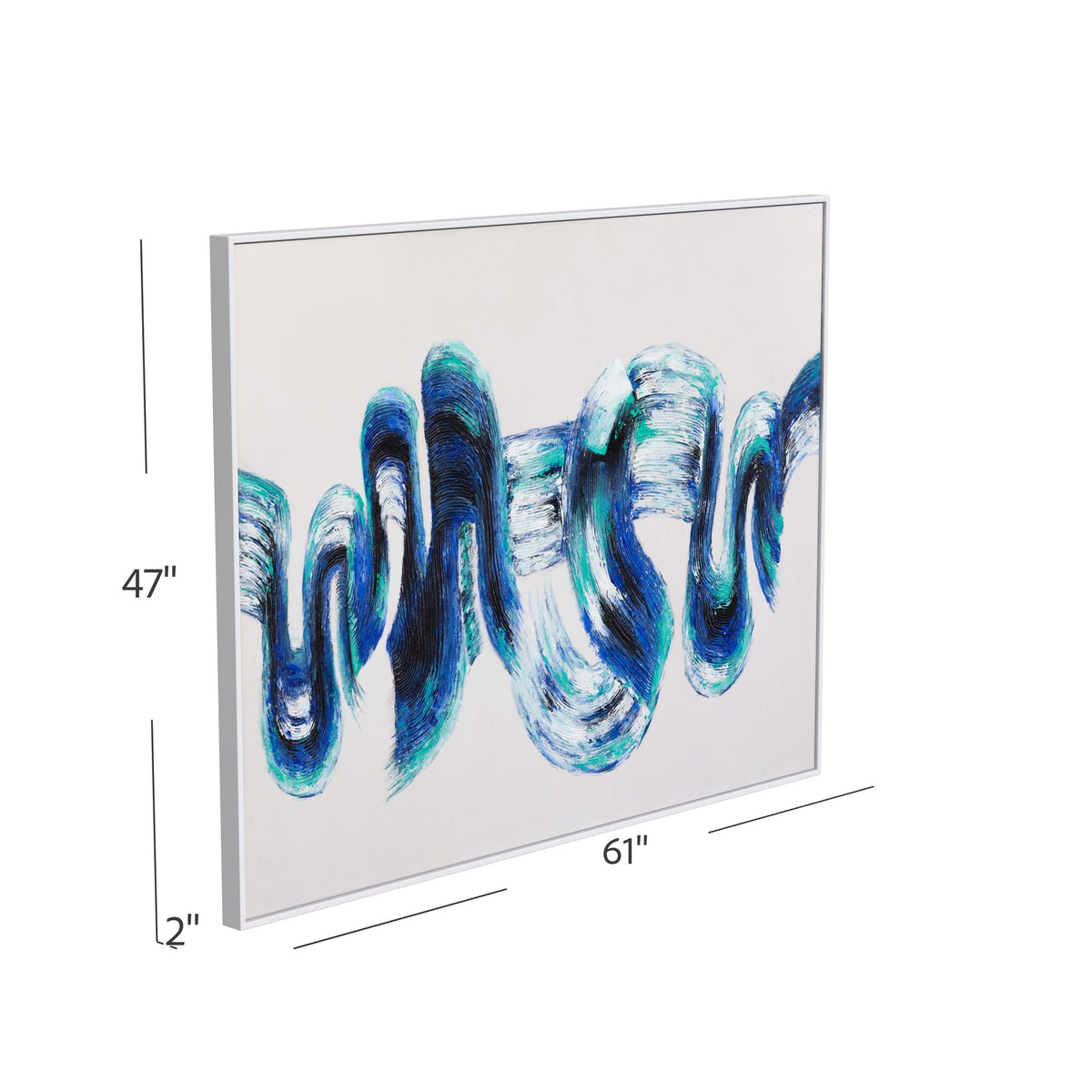 47x61 In Motion Framed Wall Art