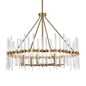 Crystal Stick 8 Lt Chandelier