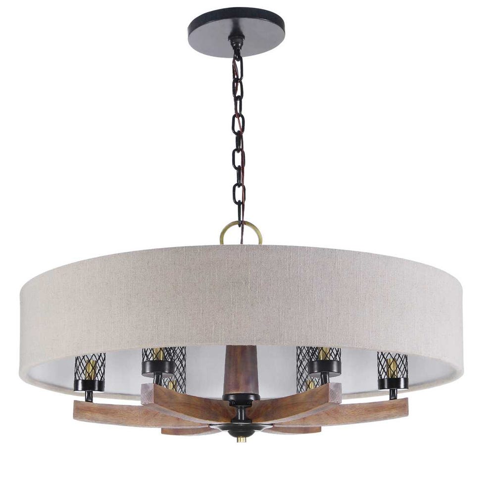 Woodall 6 Lt Chandelier