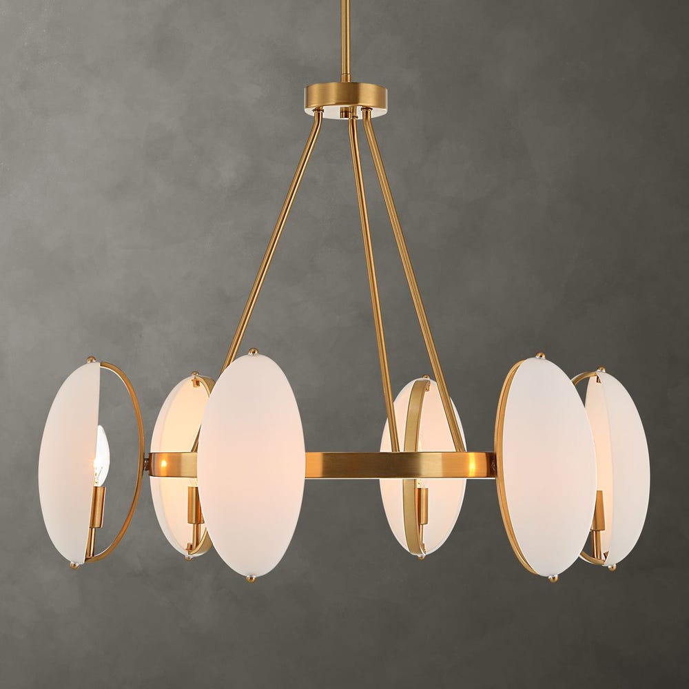 Oviform 6 Lt Chandelier