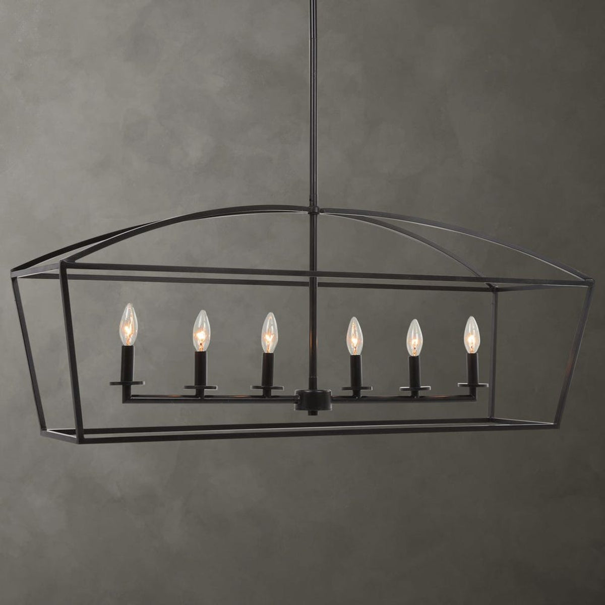 Clayton 6 Lt Linear Chandelier