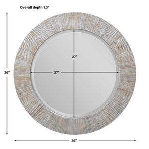 Repose Round Mirror
