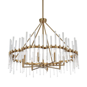 Crystal Stick 8 Lt Chandelier