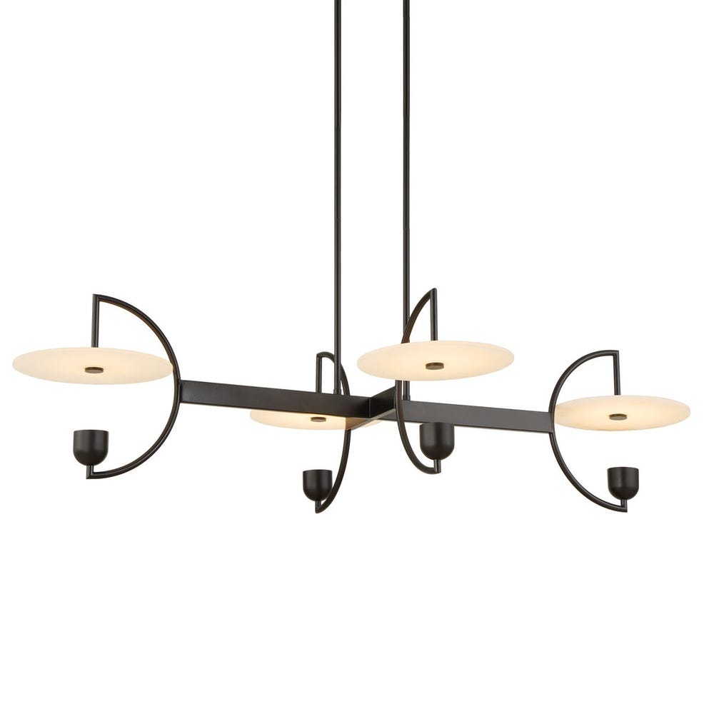 Uttermost Kyoto 4 Light Linear LED Chandelier