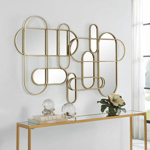 On Track Mirrored Wall Decor