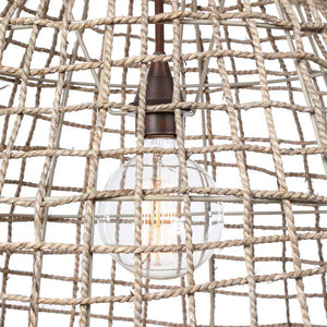 Cross Weave 1 Lt Pendant