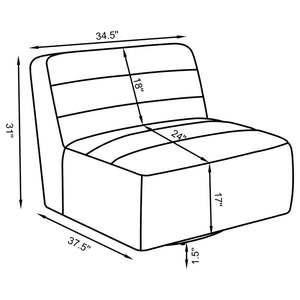 Shane Armless Swivel Chair