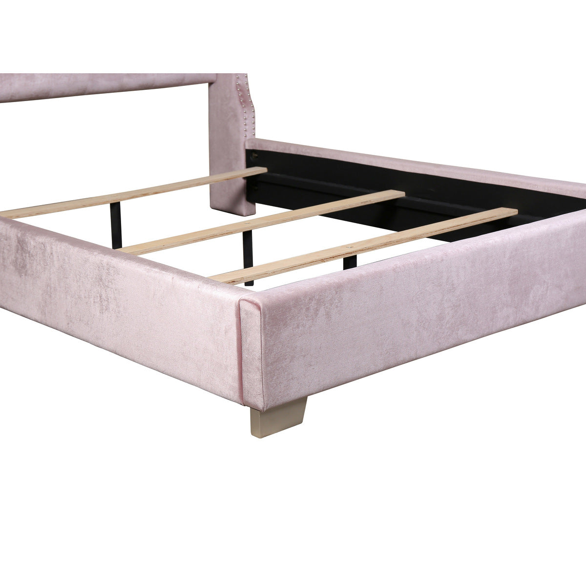 Gloria Tufted Bed Pink