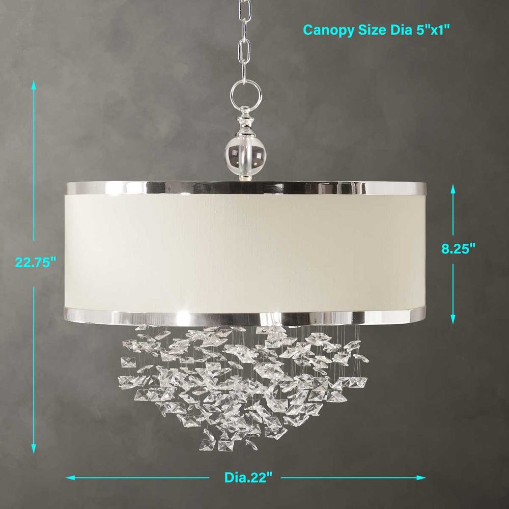 Fascination 3 Lt Hanging Shade Chandelier