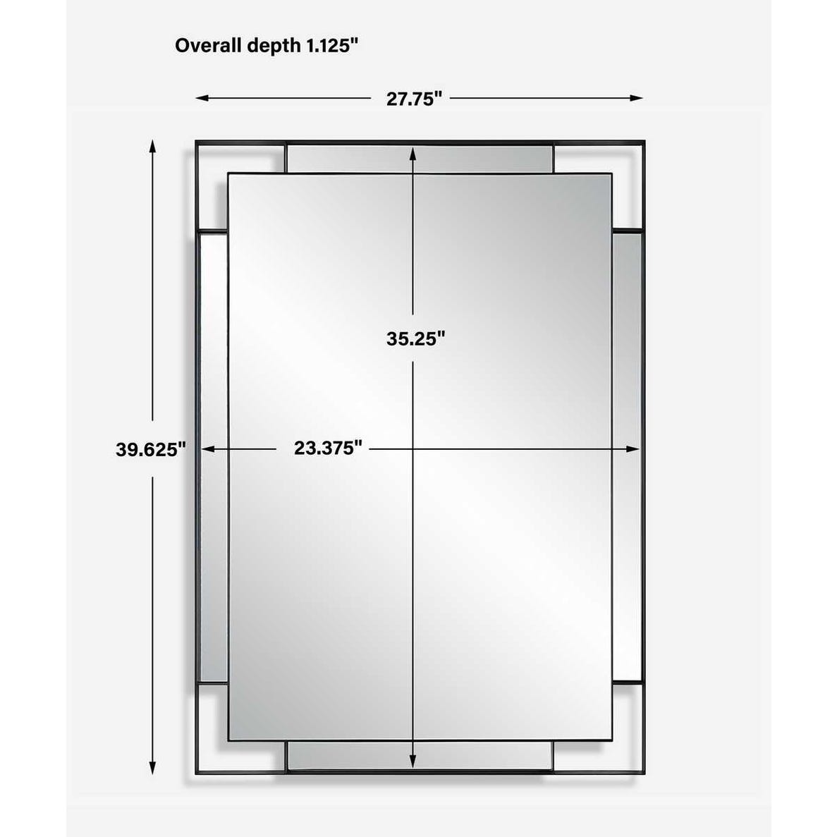 Stellan Mirror Black