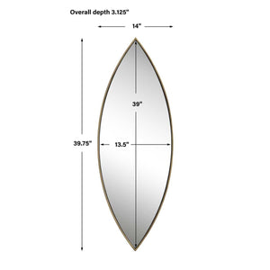 Ellipse Mirror Gold