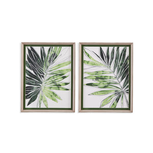 2 PC 21x31 Expressive Abstract Framed Wall Art