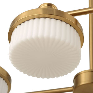 Wedge 12 Lt LED Chandelier