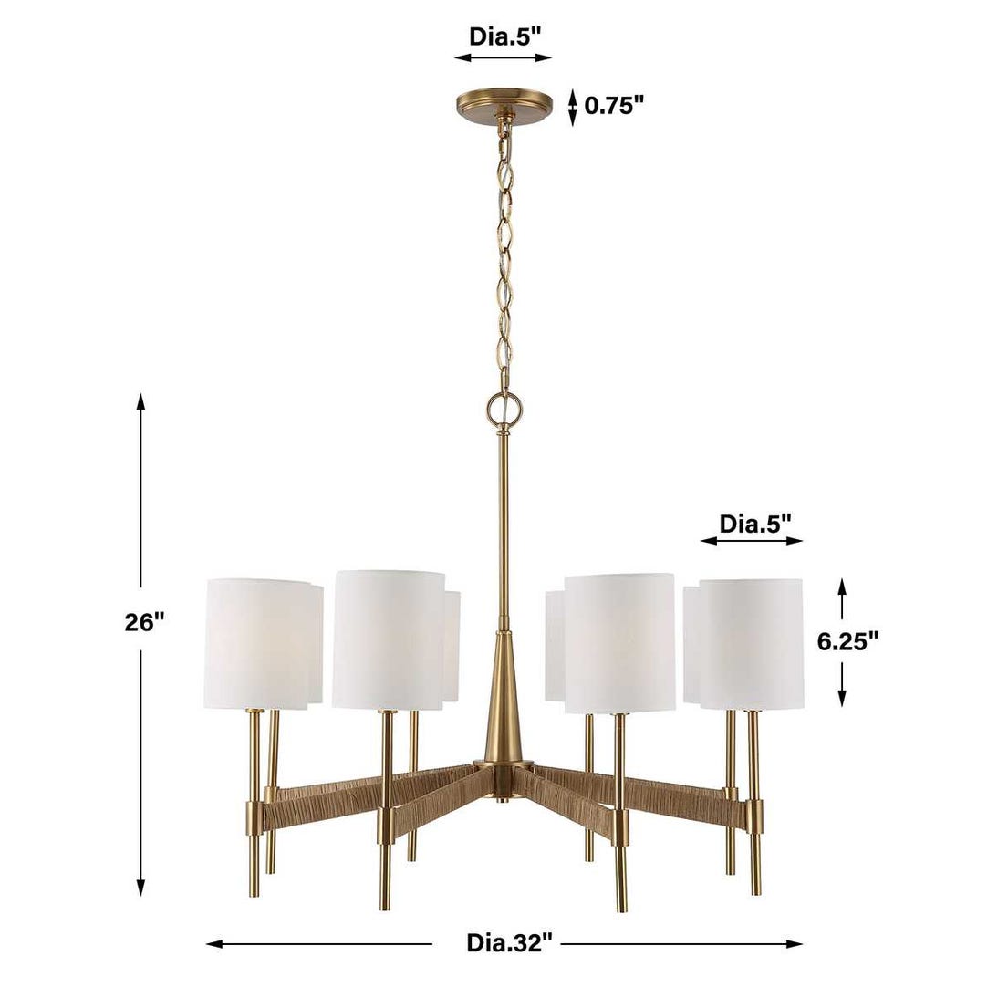 Lautoka 8 Lt Chandelier