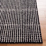 Dazed Black and Ivory Area Rug