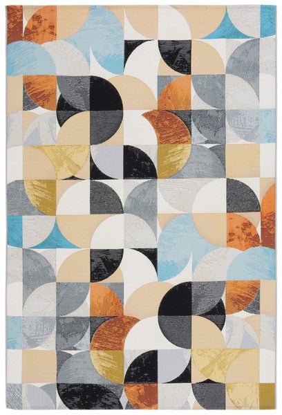 5X7 GEO MULTI AREA RUG