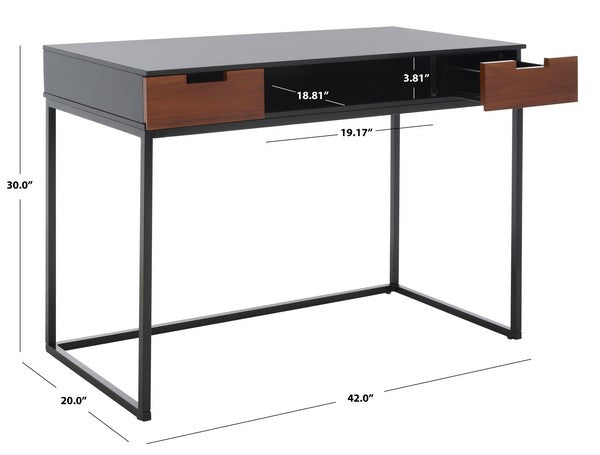 Starr 42&quot; 2-Drawer Desk