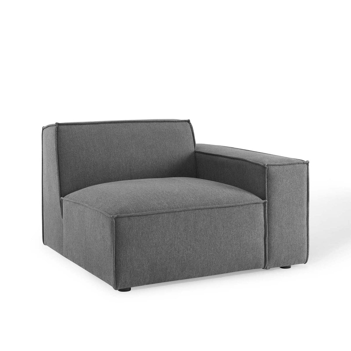 Restore 4-Piece Sectional Sofa in Charcoal