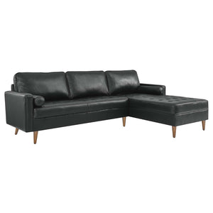 Client Leather Sectional