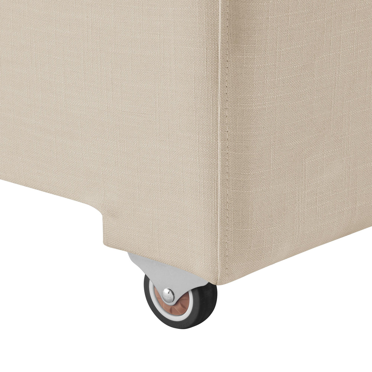 Commix Down Filled Overstuffed Sleeper Sofa in Light Beige